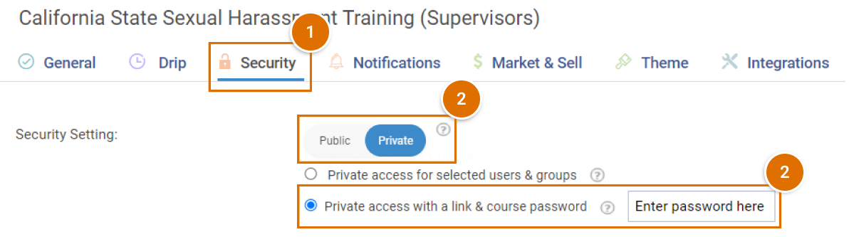 LMS Security Requirements