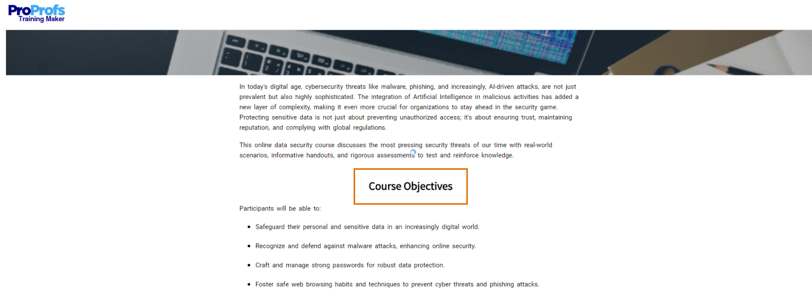 course objectives